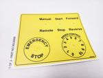 CONTROL BOX DECAL