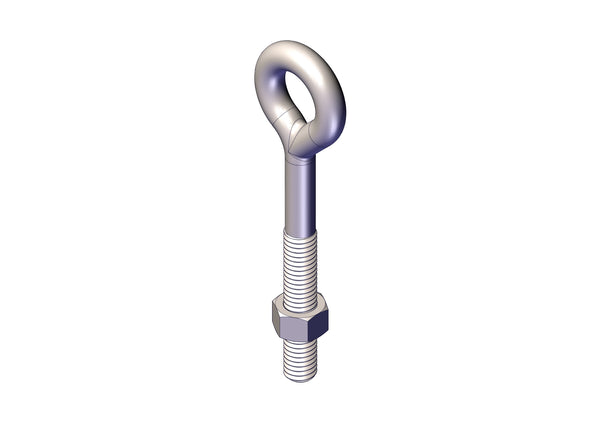 3/8-16 X 3 EYE BOLT W/NUT SS