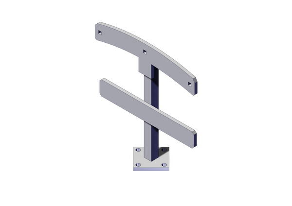 Center Mix Paddle Weldment