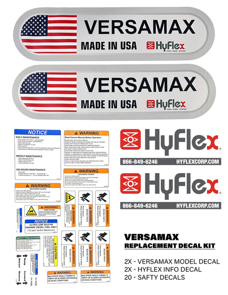 Versamax Decal Kit