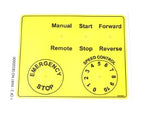 CONTROL BOX DECAL