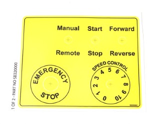 CONTROL BOX DECAL