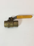 BALL VALVE FNPT 3/8 BRASS